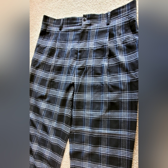 Zara Wide Leg Checkered Pants - Picture 4 of 6